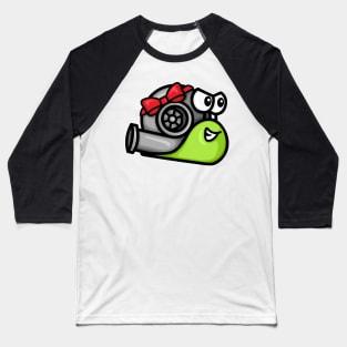 Turbo Snail - Gift Wrapped (Green) Baseball T-Shirt